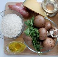 버섯 리조또: 최고의 이탈리아 전통의 오리지널 레시피 클래식 리조또 - 버섯, 치즈, 와인 레시피